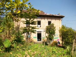 PCH, la maison de D.E.M. construite en 2000 à Panauti pour accueillir les enfants.